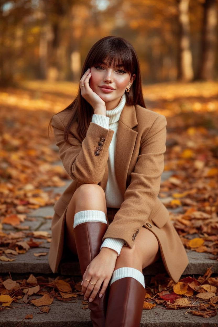 Golden Hour Autumn Portrait