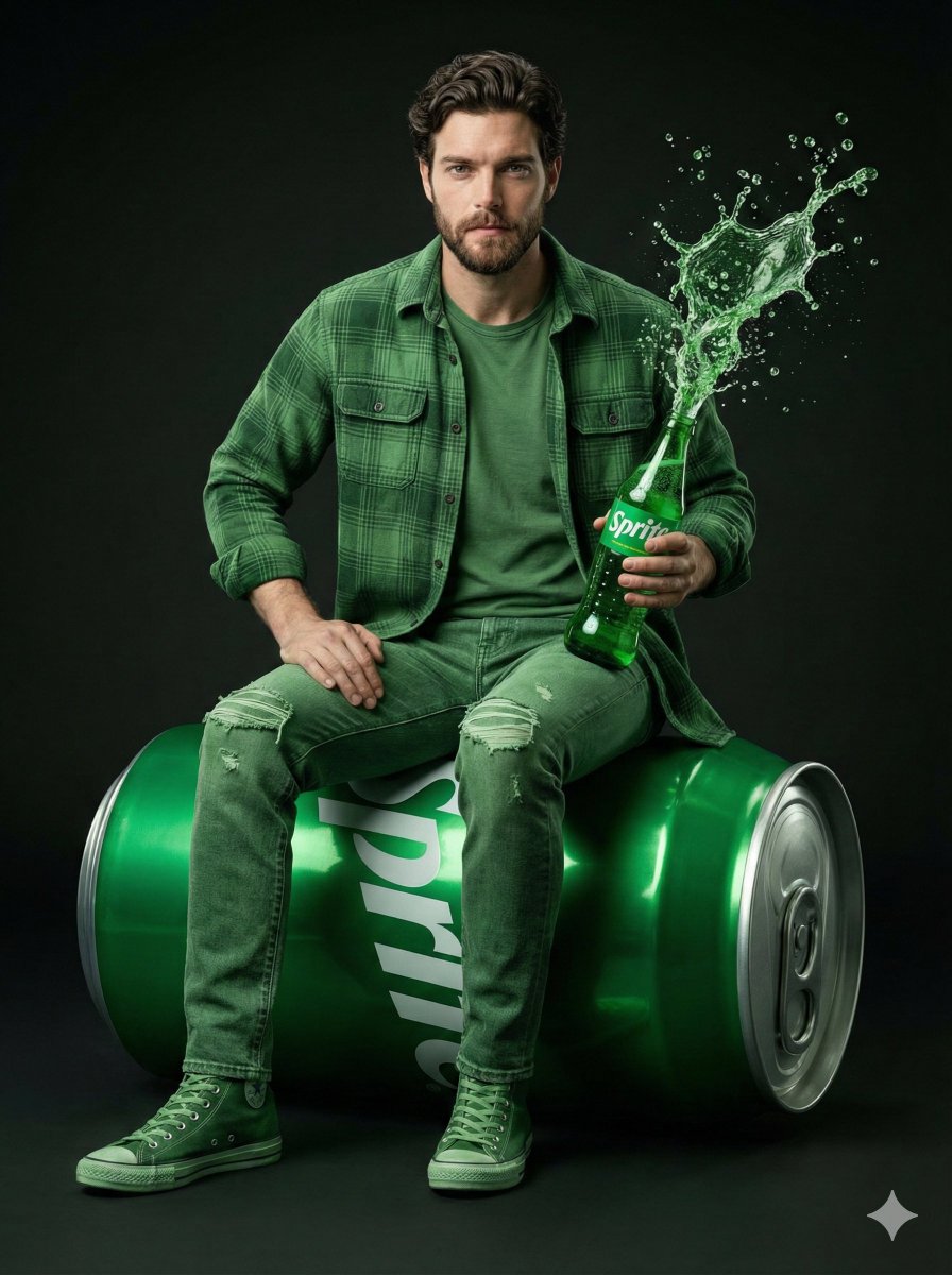 Giant Sprite Can Commercial Shoot