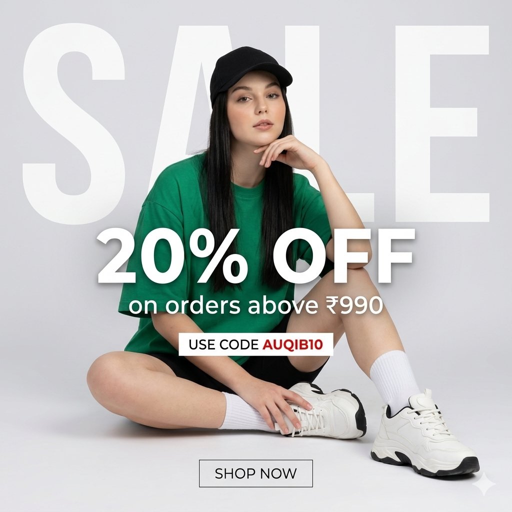 Fashion Model Sale Banner