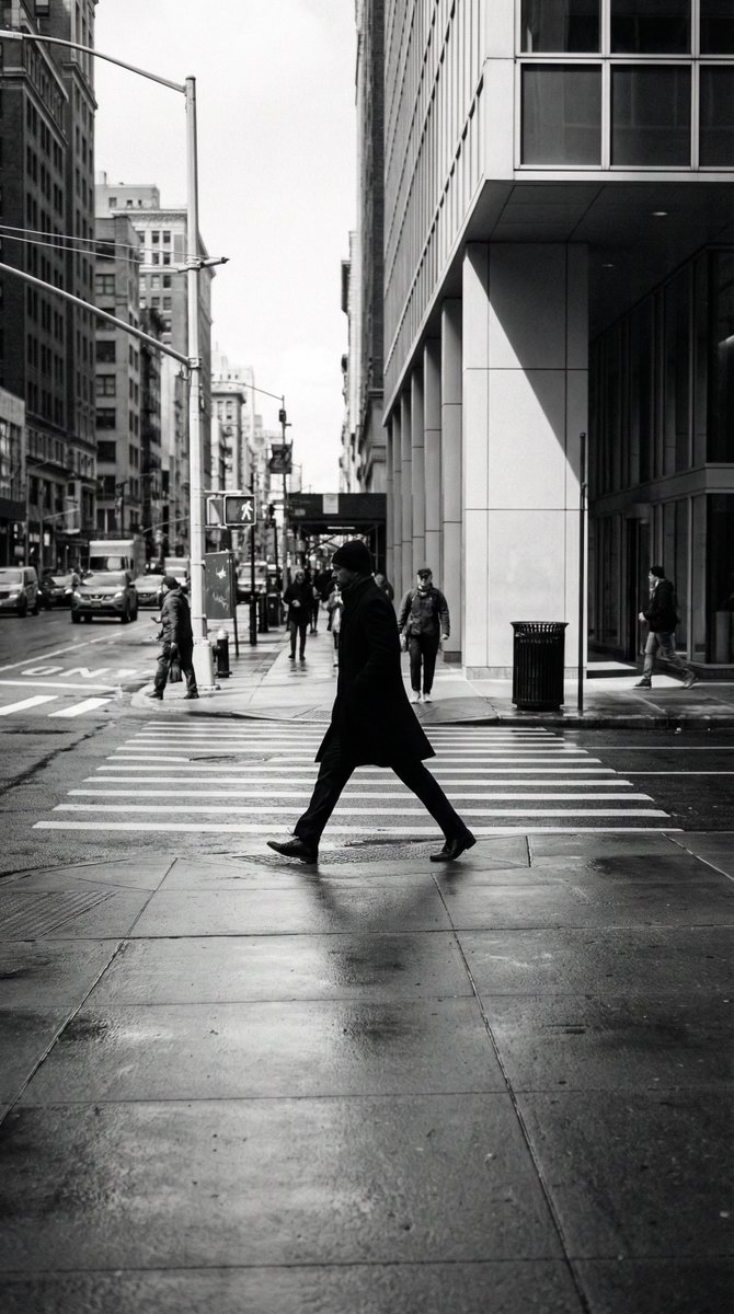 Decisive Moment at Street Corner