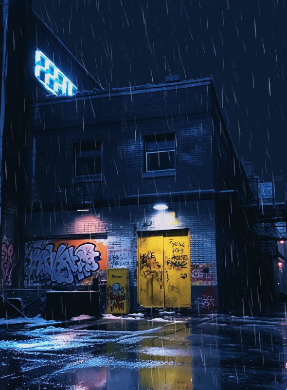 Han Shi Hua Tang Hip-Hop Graffiti Snow Scene