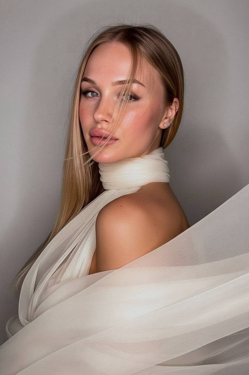 Ethereal Fashion Beauty Portrait