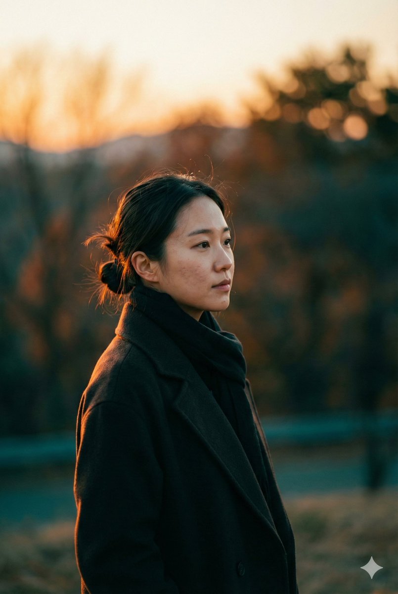 Cinematic Sunset Portrait