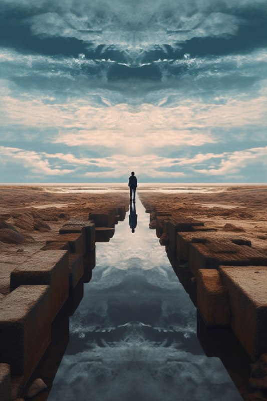 Daunting Emptiness Centered Composition Detailed Art