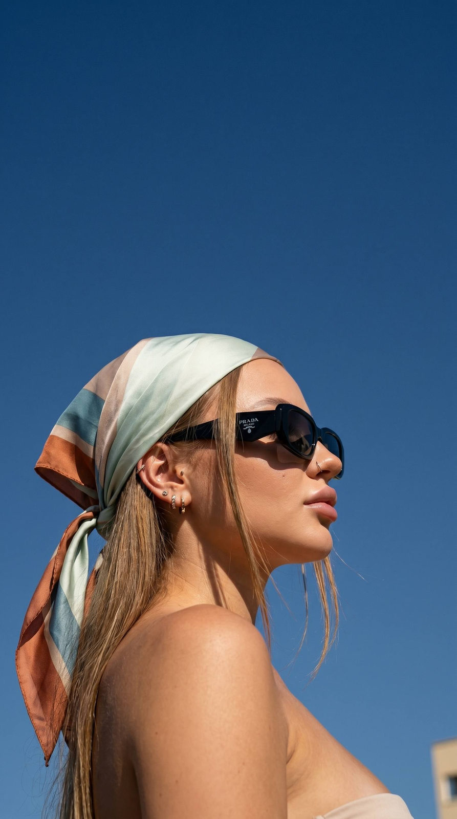 Summer Beachside Sunglasses Portrait