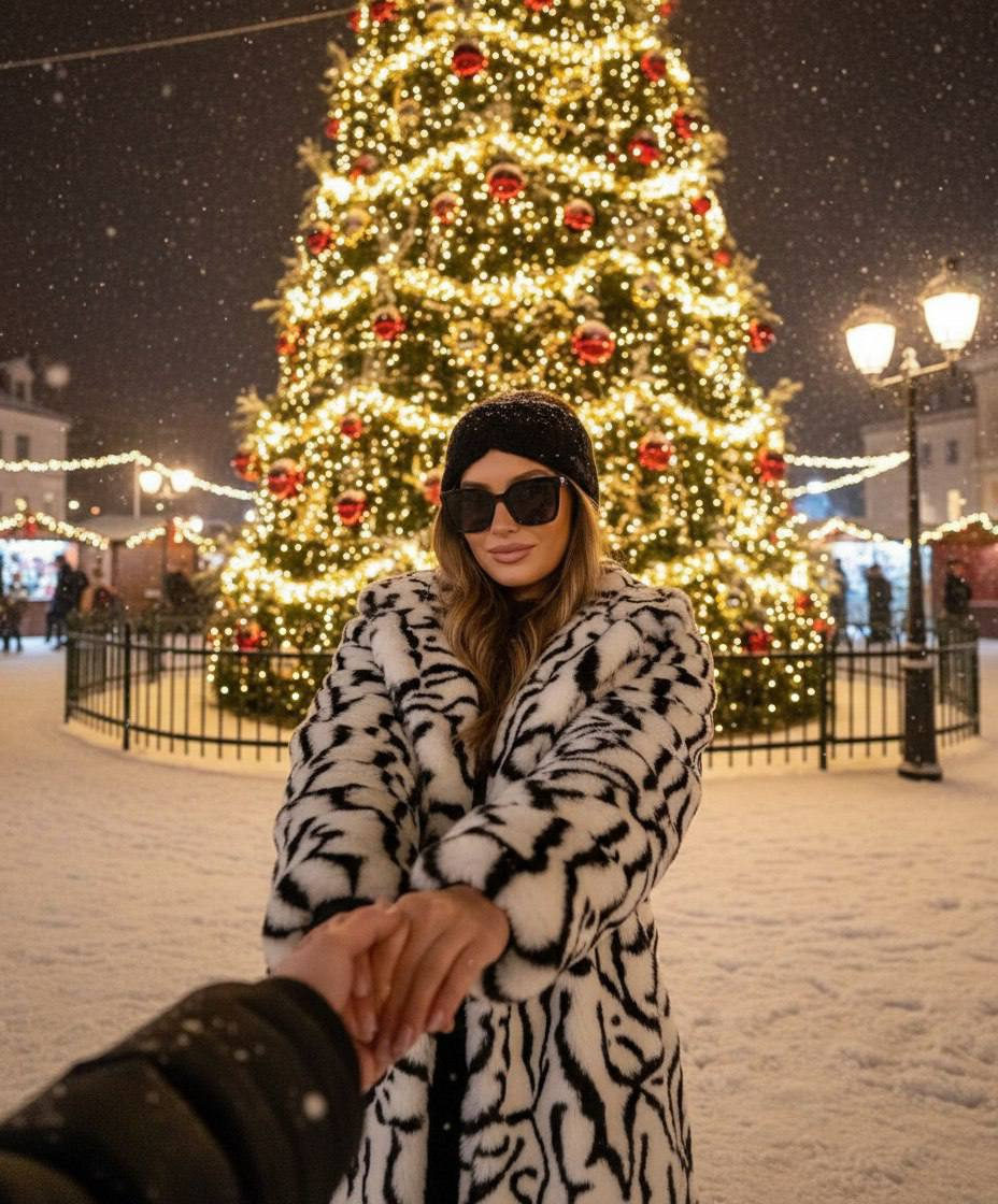 Christmas Market Follow Me Romance