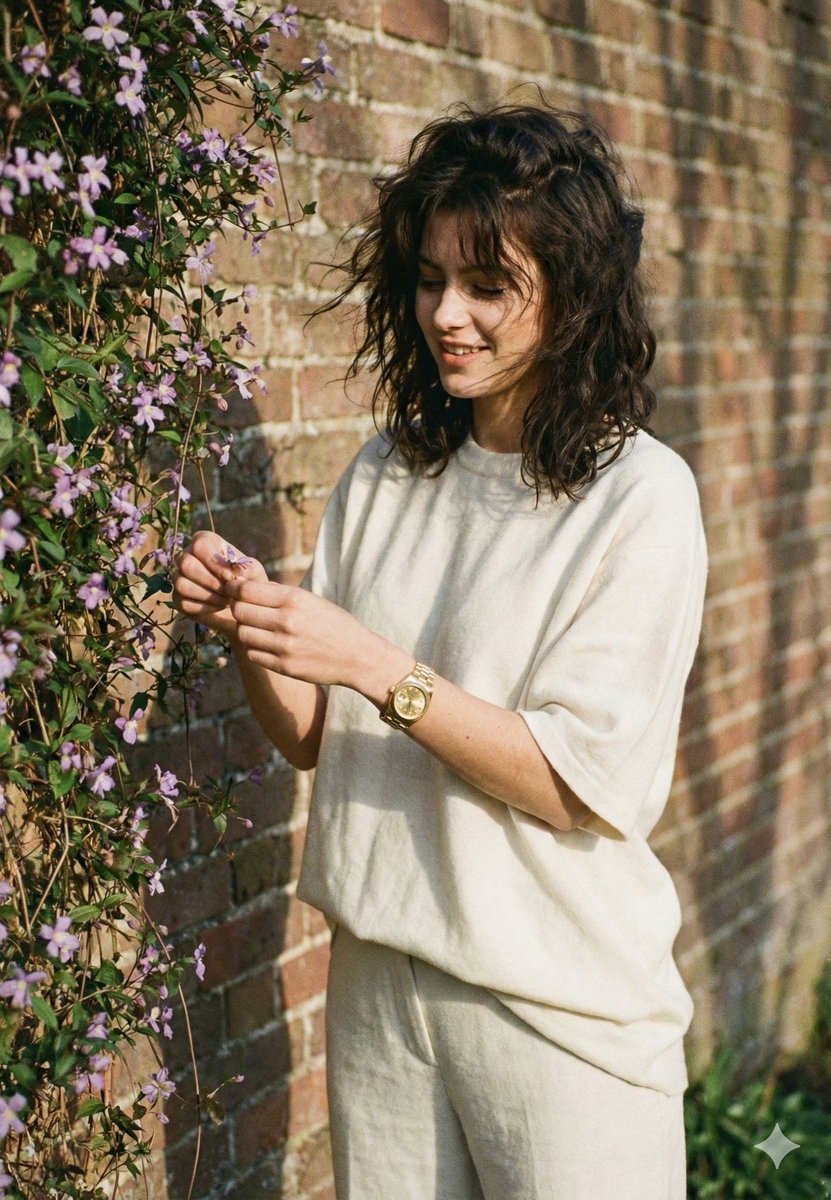 Spring Evening by the Flower Wall
