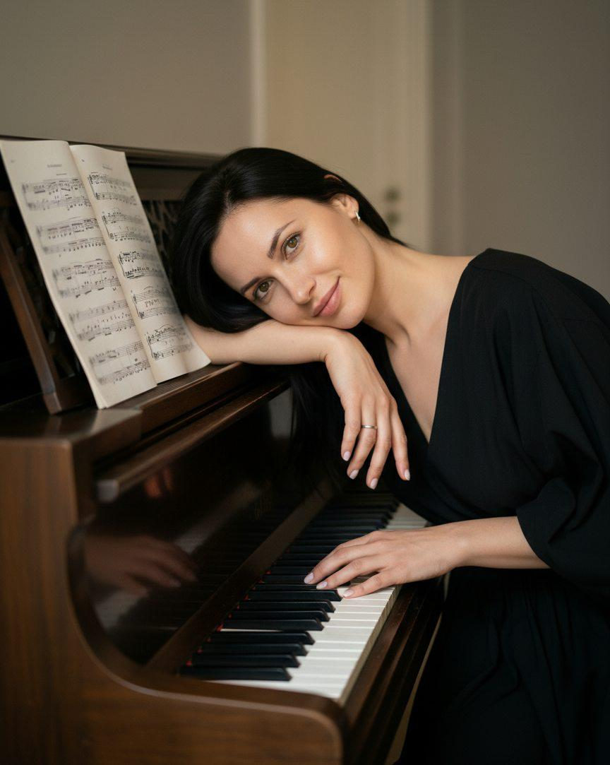 Artistic Piano Portrait