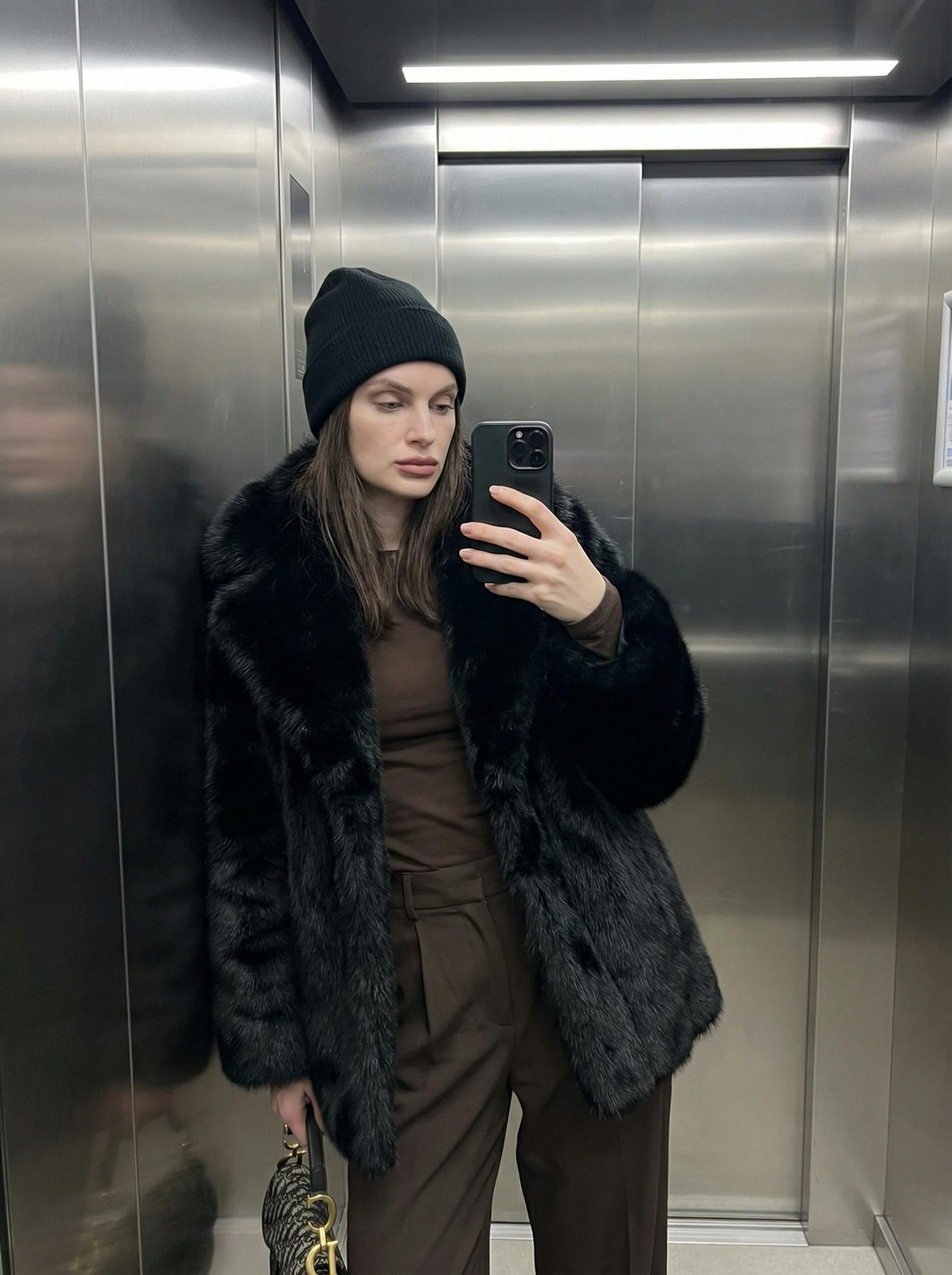 Elevator Mirror Selfie Vibes