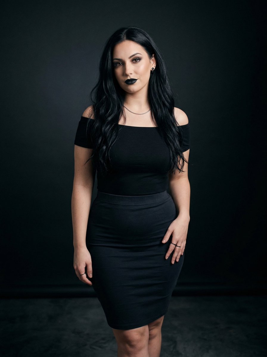 Modern Gothic Beauty Aesthetic