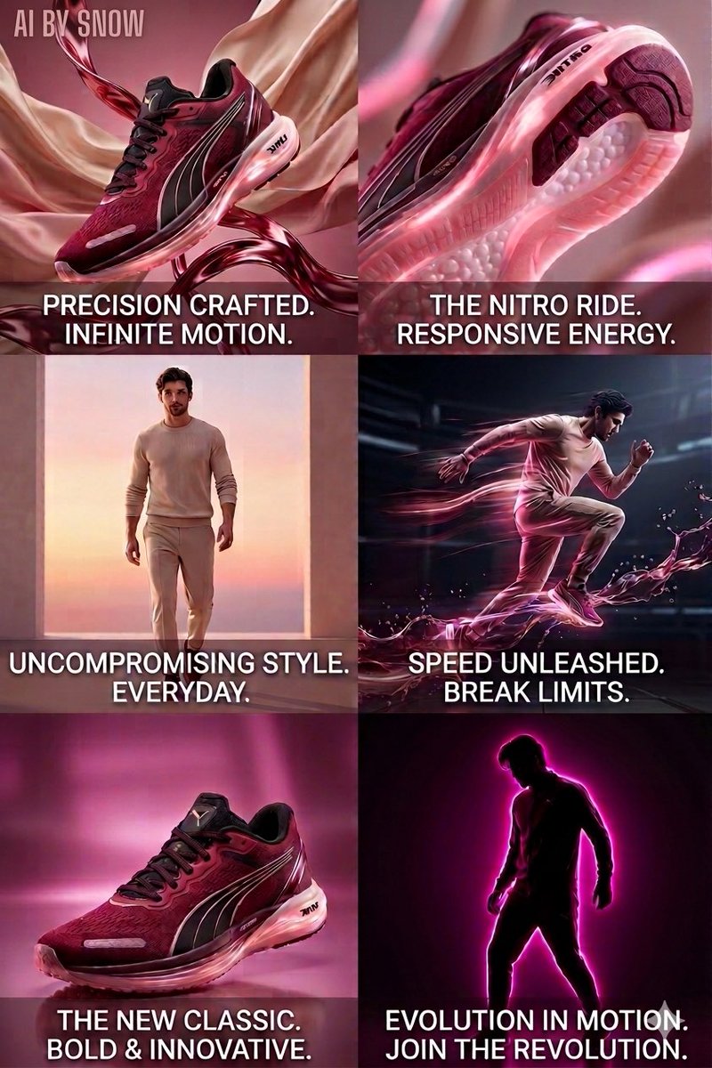 Premium Futuristic Sneaker Campaign