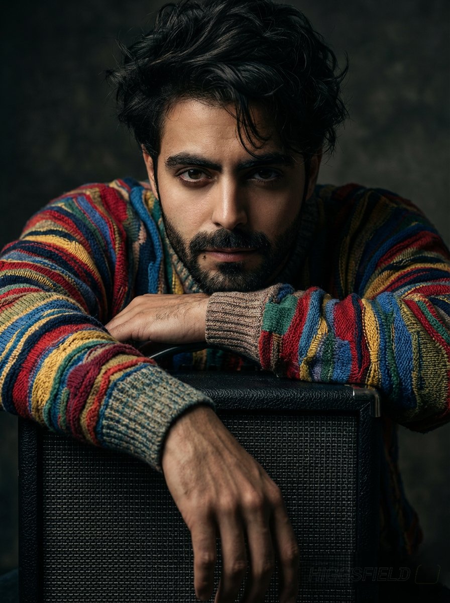 Indie Musician Moody Portrait