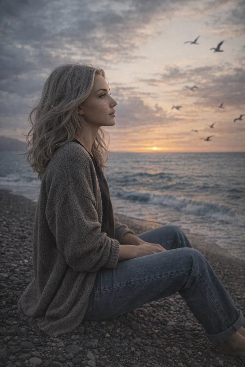 Cinematic Seaside Sunset