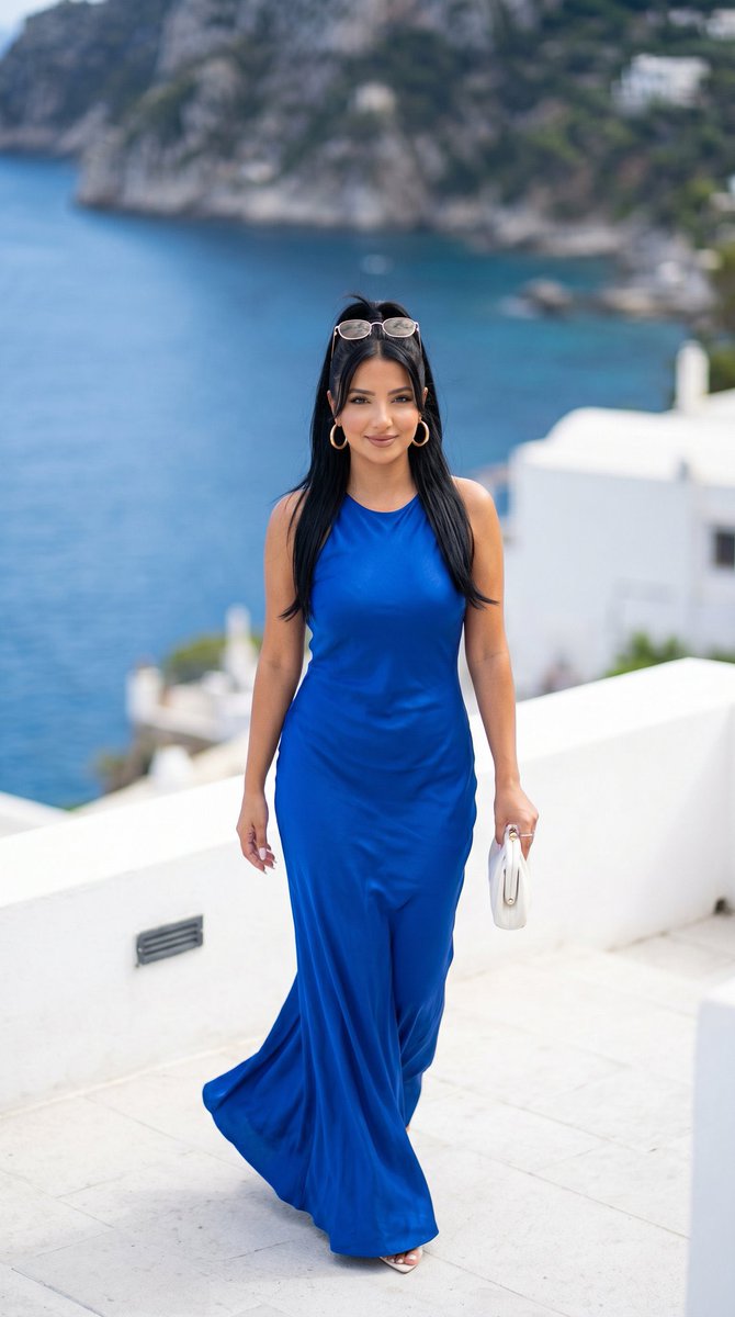 Capri Blue Luxury Summer Editorial