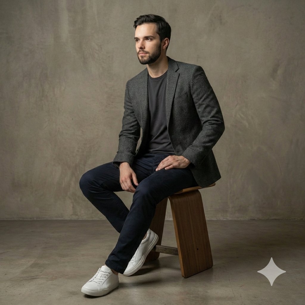 Studio Portrait Modern Casual Style
