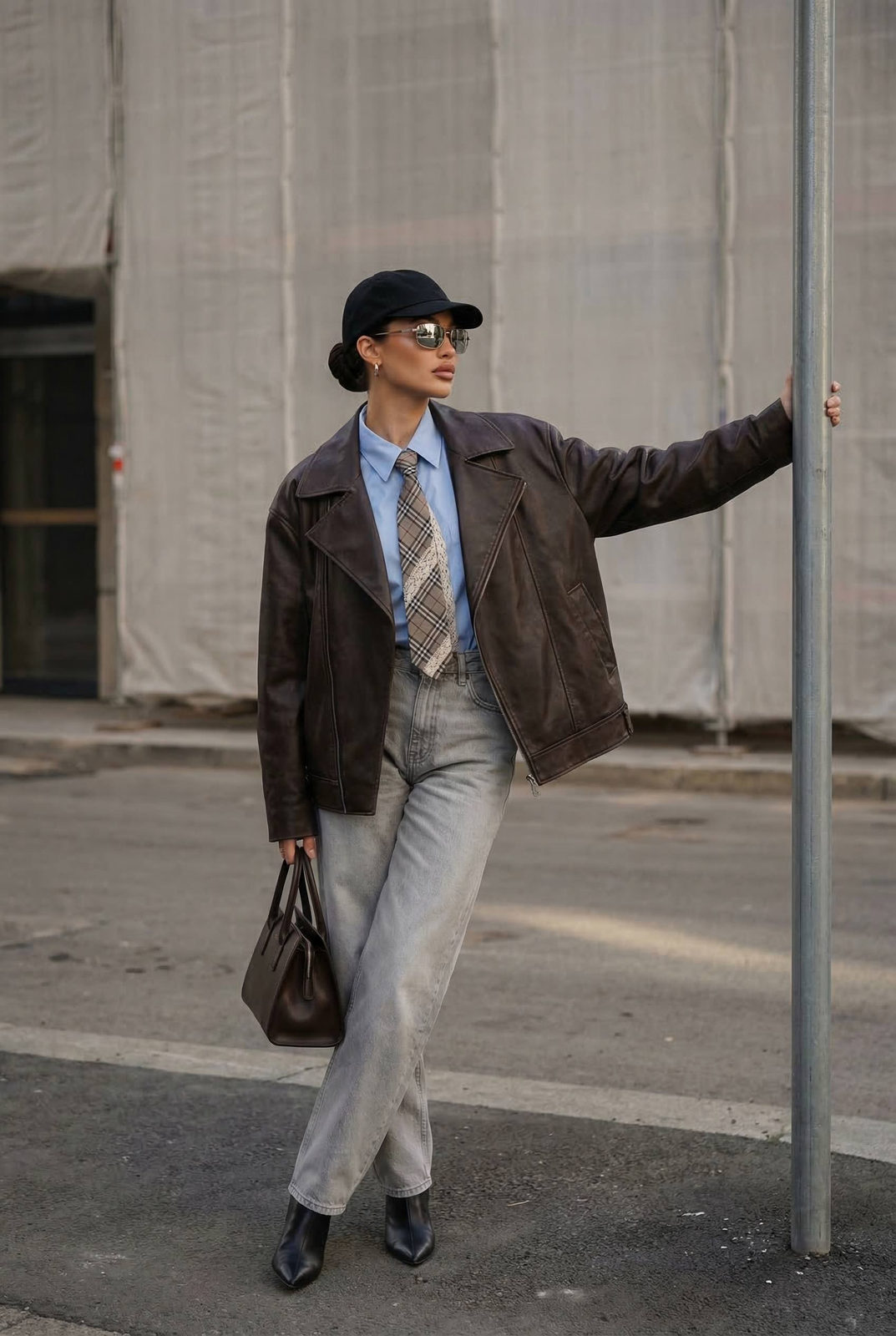 Minimalist Street Fashion Editorial Portrait