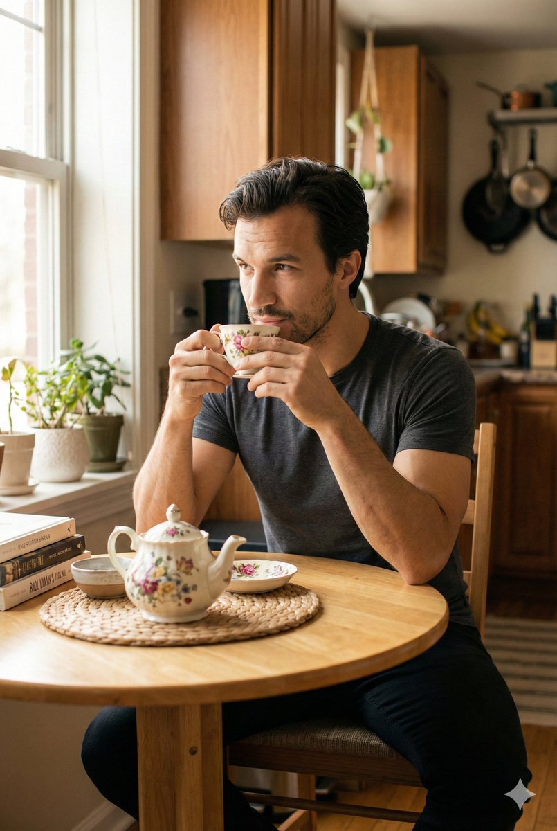 Cinematic Morning Tea Moment