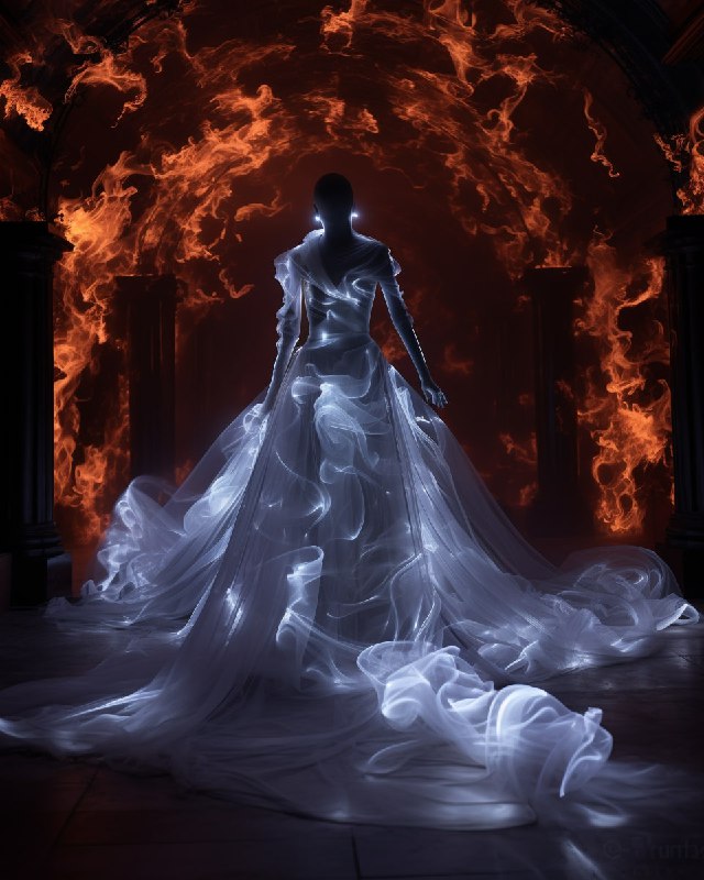 Dark Fairytale Volumetric Light Installation