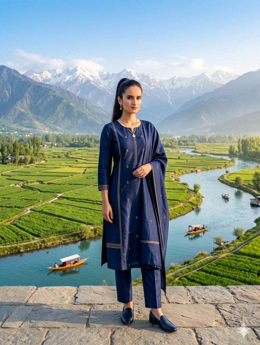 Kashmir Valley Beauty Portrait