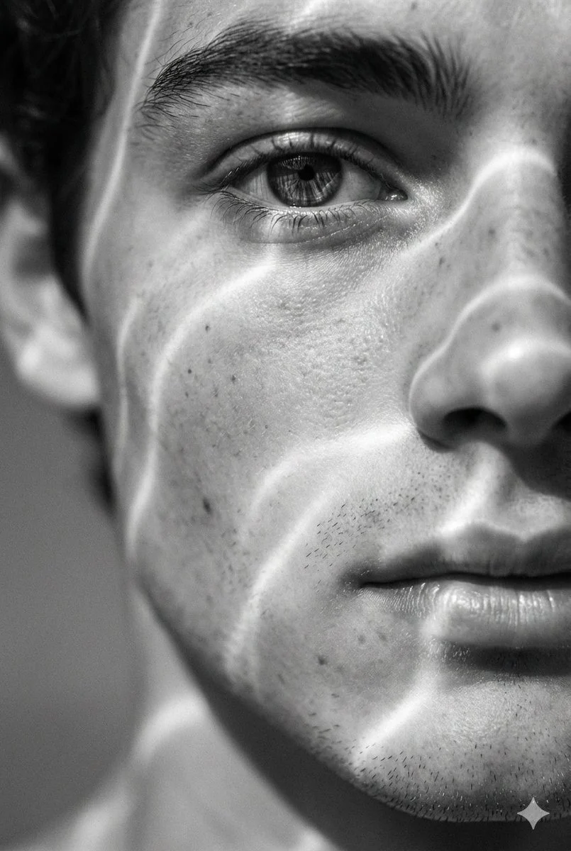 Light Waves Eroding Face