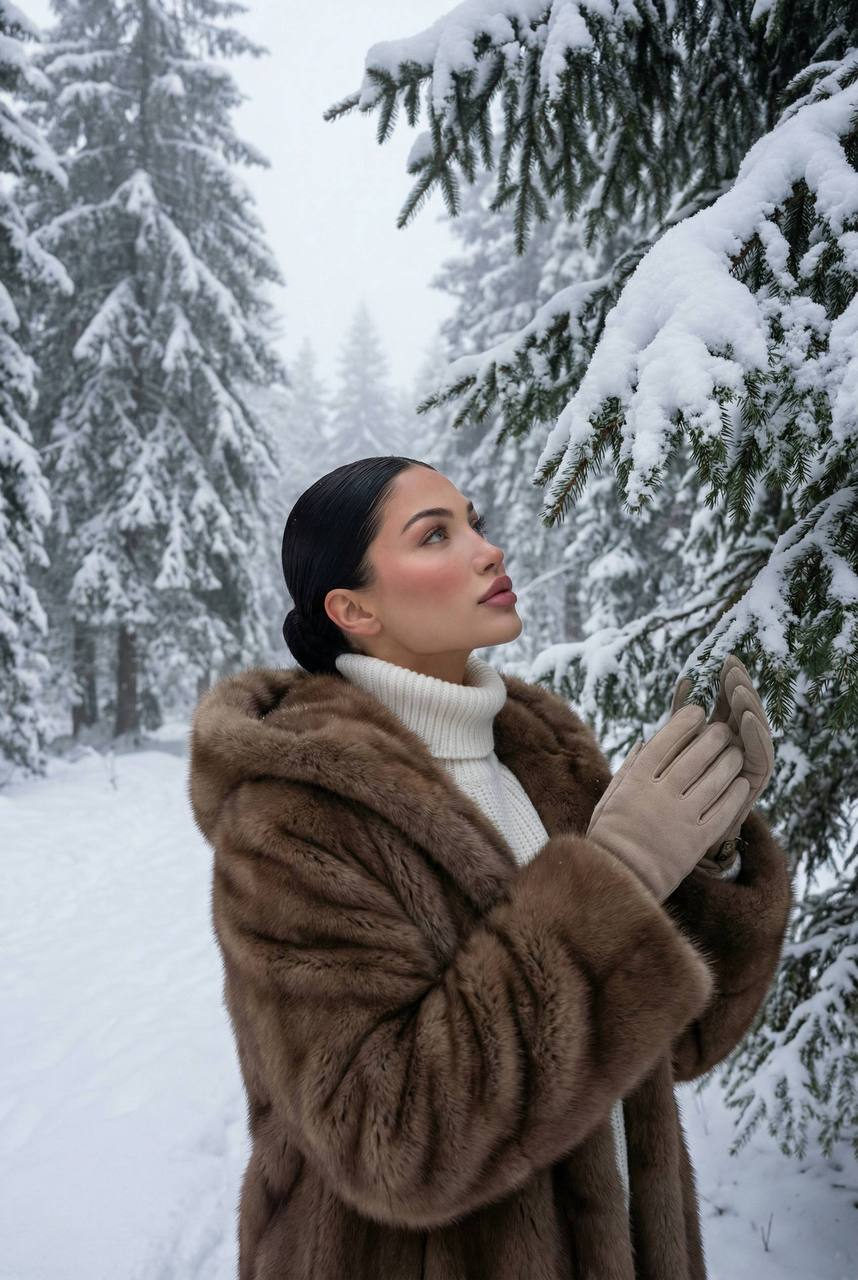 Luxury Winter Forest Editorial