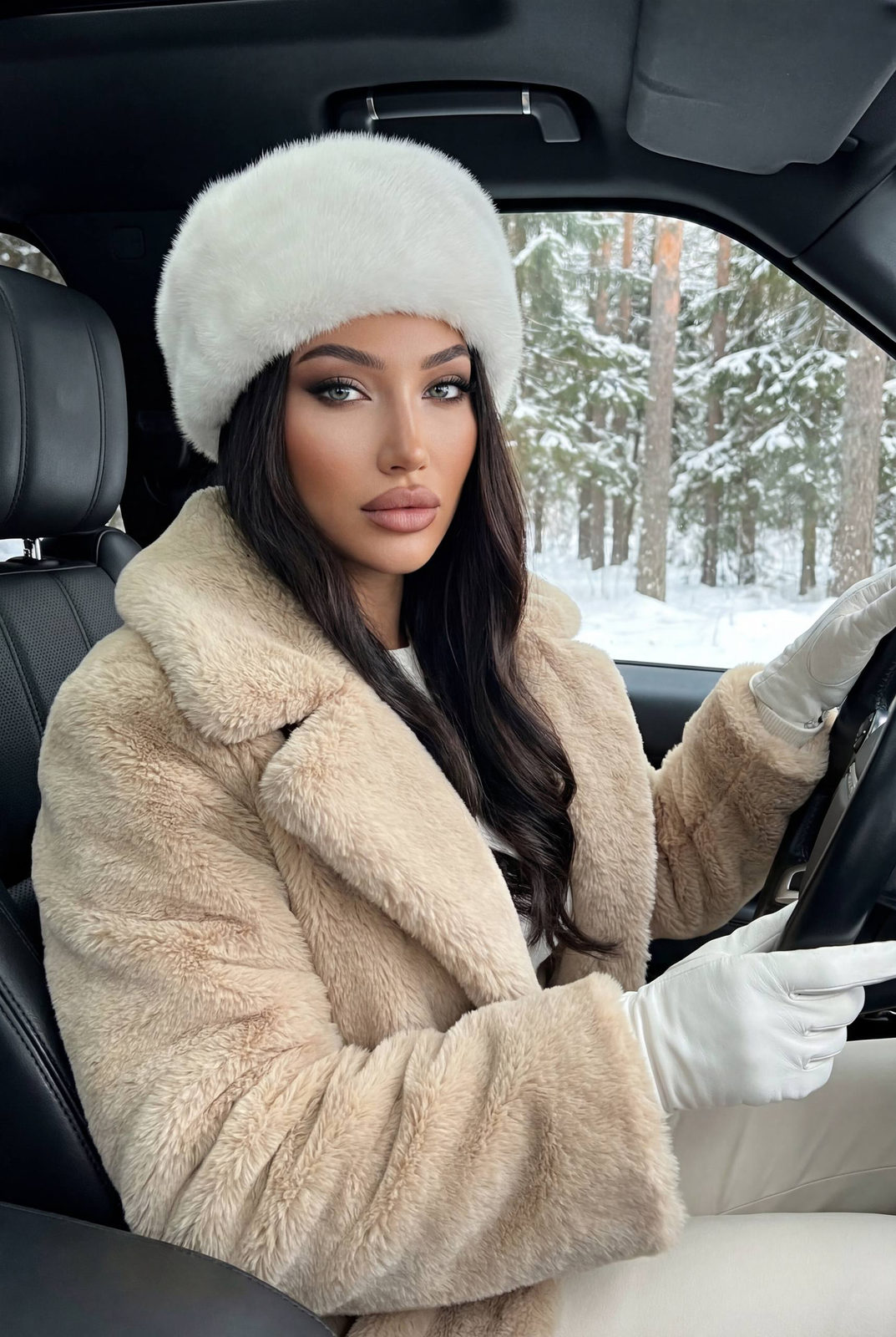 Old Money Winter Luxury Portrait