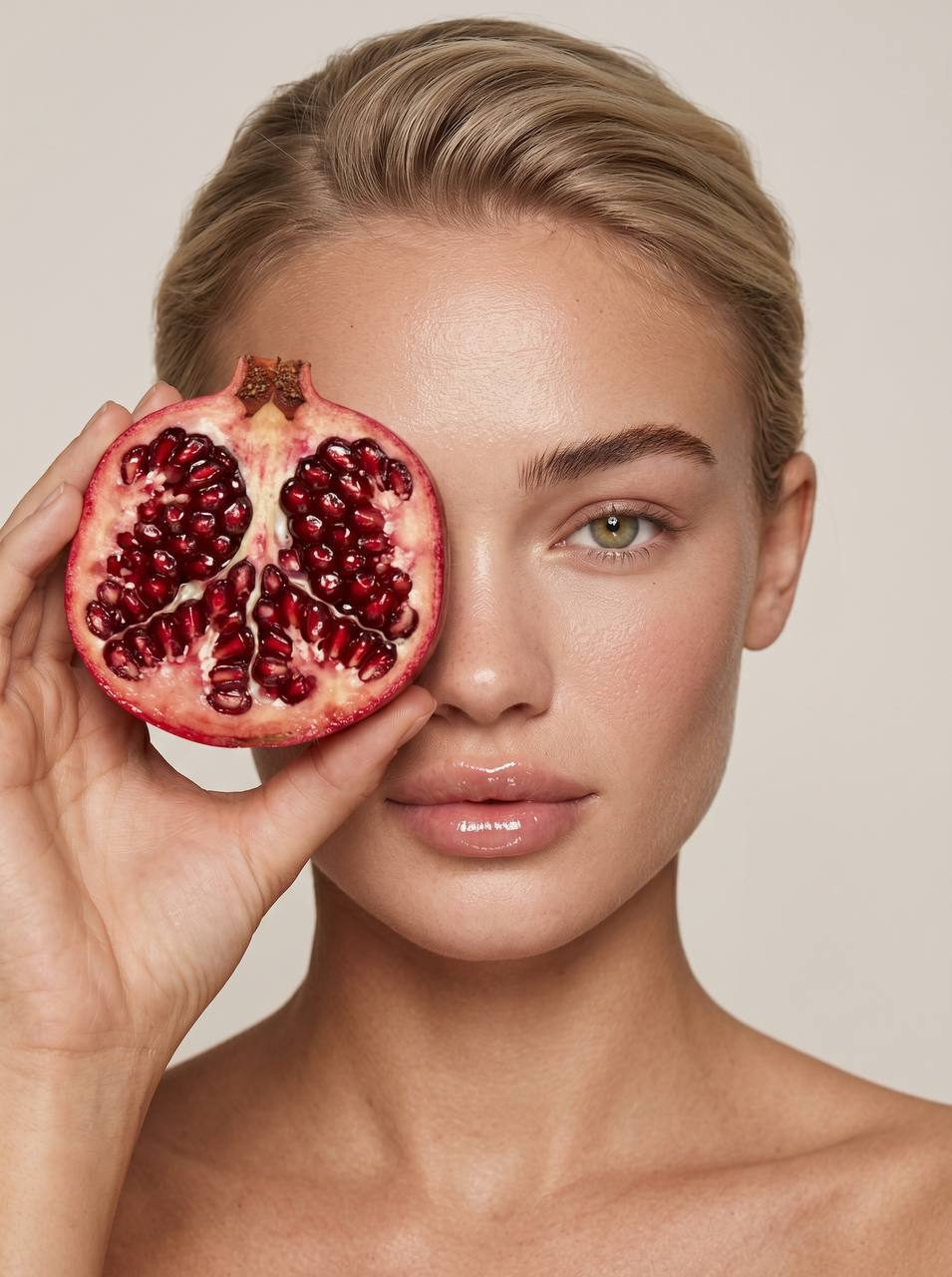 Supermodel Bare Skin Beauty Editorial