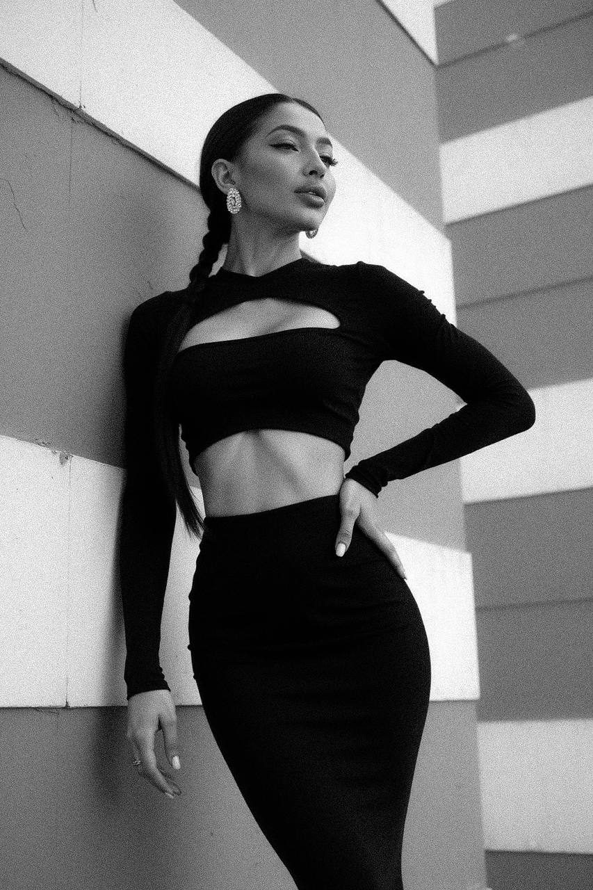 Shadow Geometry Fashion Portrait