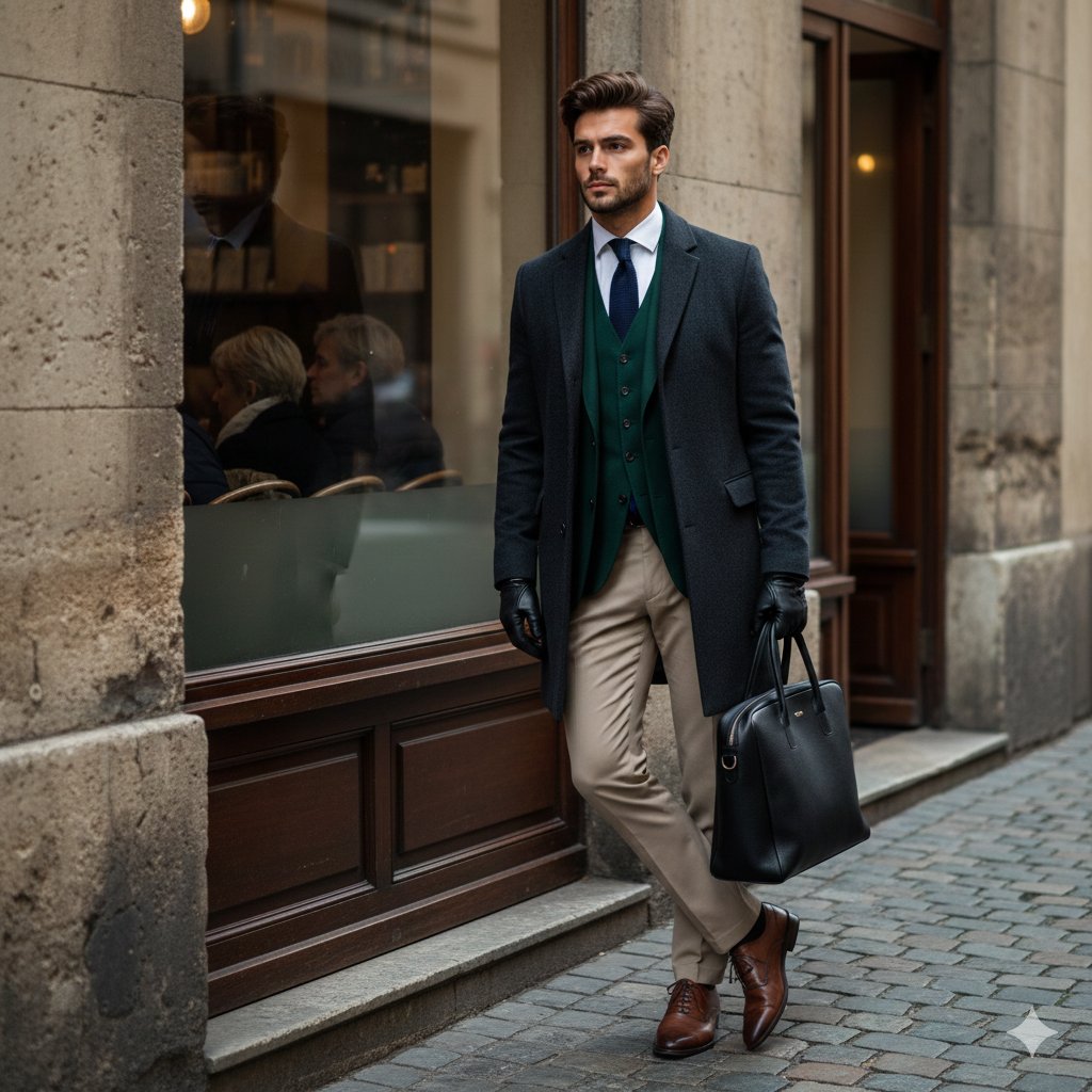Winter Gentlemen Street Style
