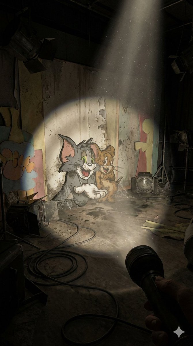 Abandoned Studio Puppet Flashlight