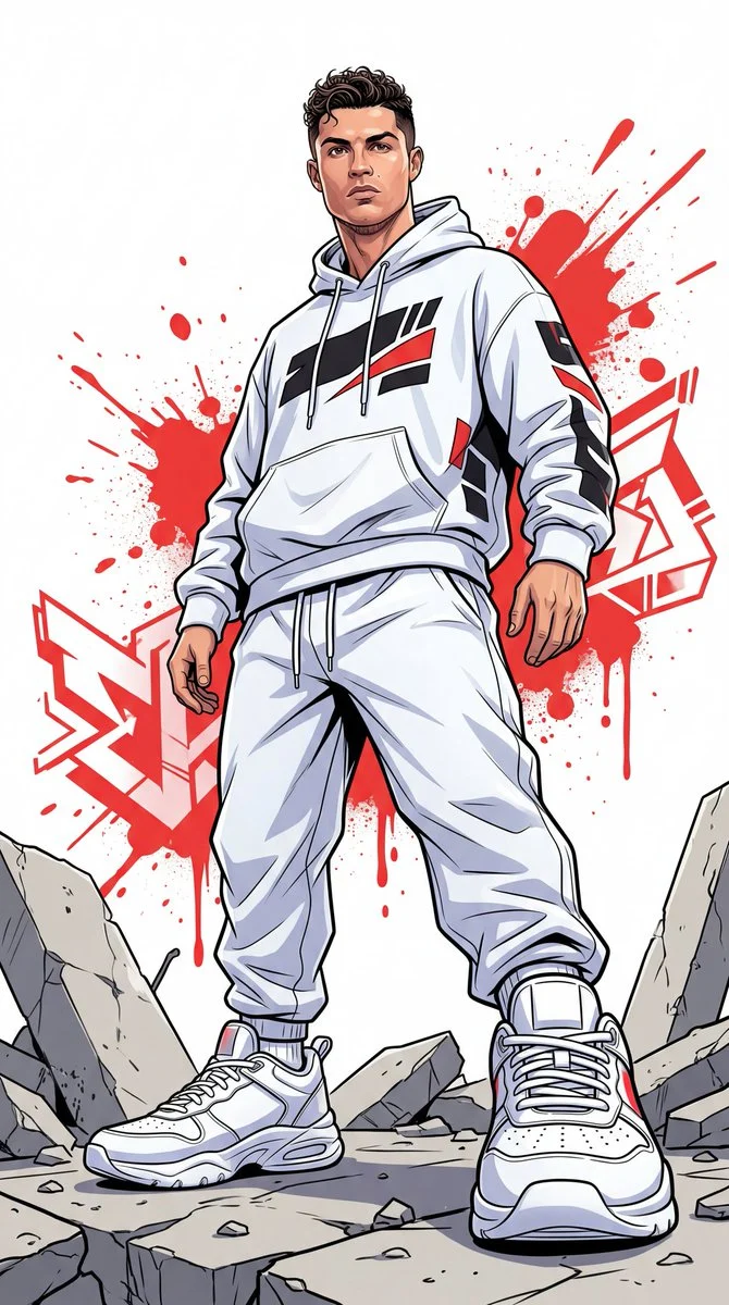 Dynamic Urban Man Illustration
