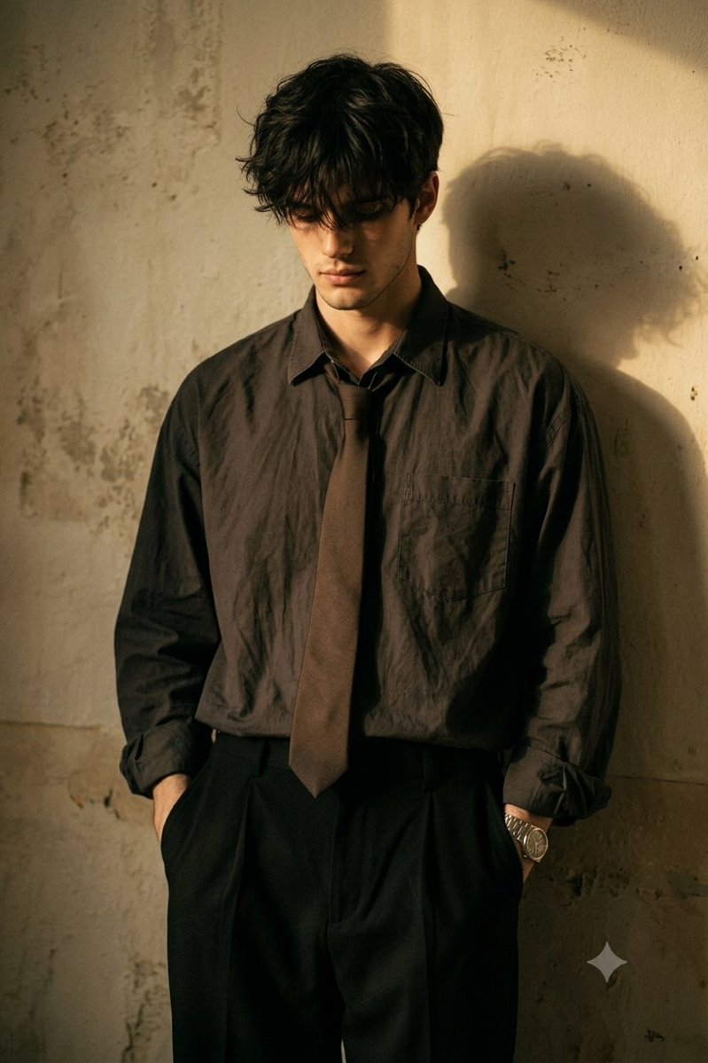 Moody Cinematic Young Man Portrait