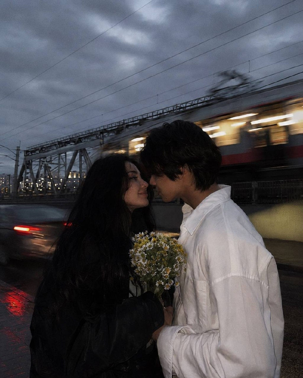 Rainy Evening Railway Romance