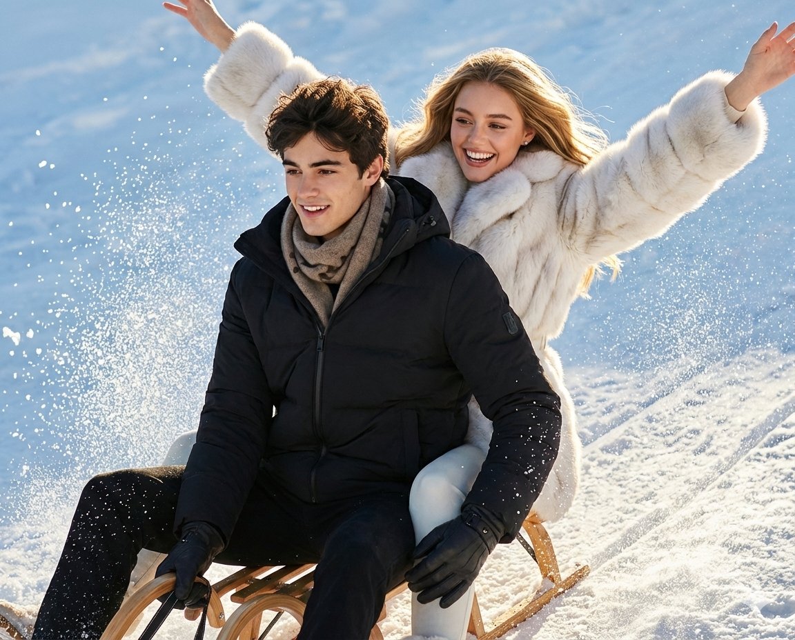 Luxury Sled Ride Winter Adventure