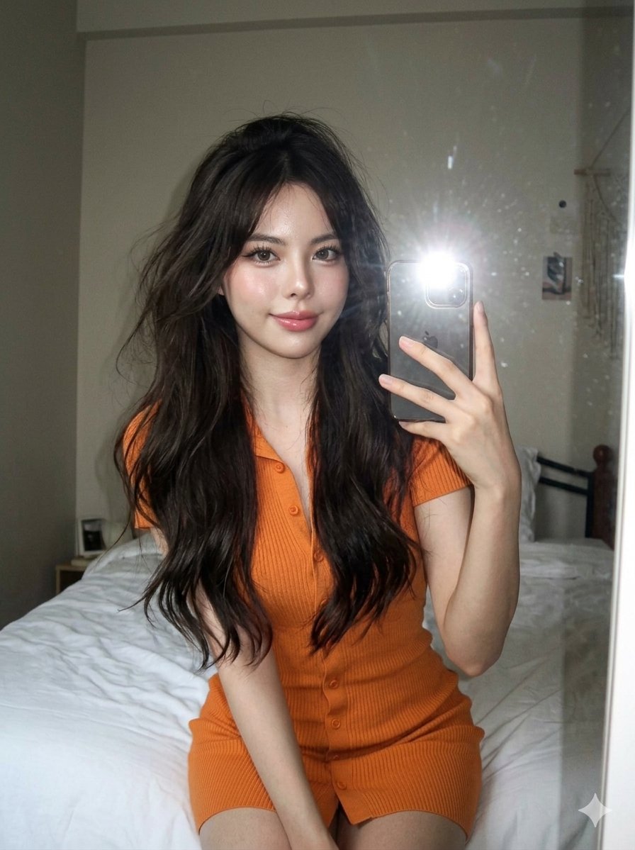 Hyper-Photorealistic Mirror Selfie