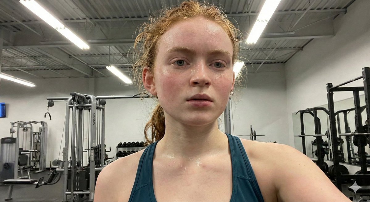 Sweaty Gym Selfie Realism