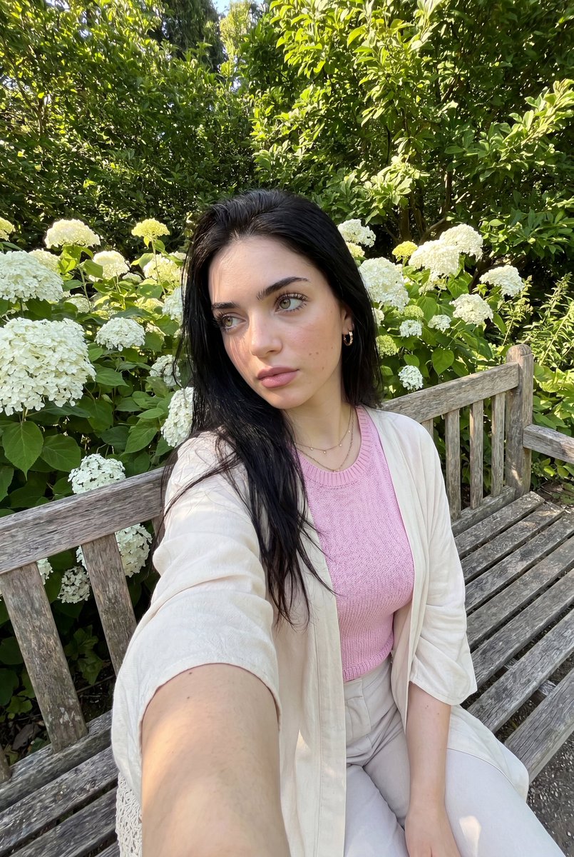 Ultra-Realistic iPhone Selfie Botanical