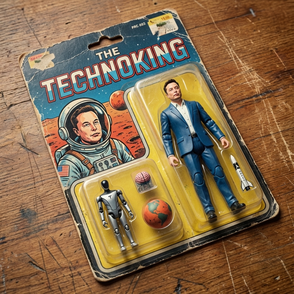 Real Person as Retro Action Figure