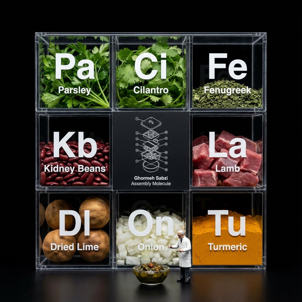 Molecular Gastronomy Periodic Food Display