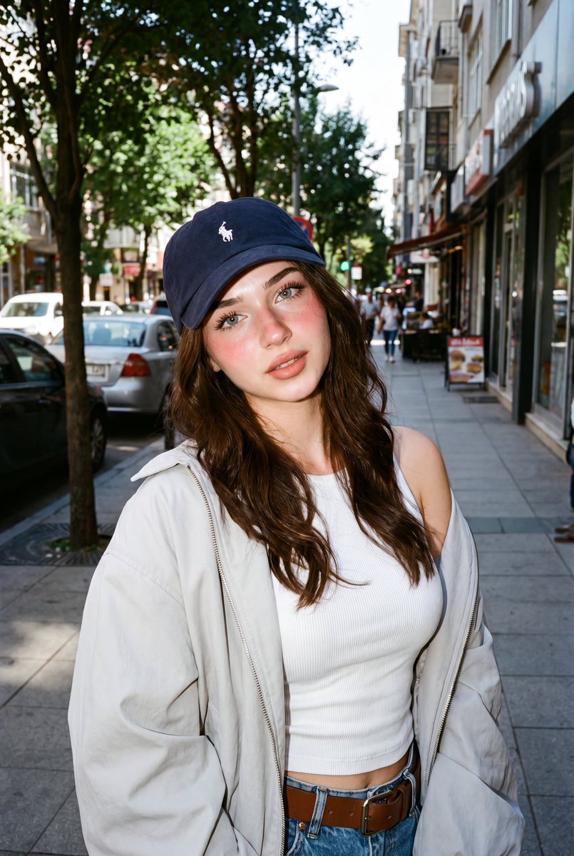 Candid Analog Film Street Portrait