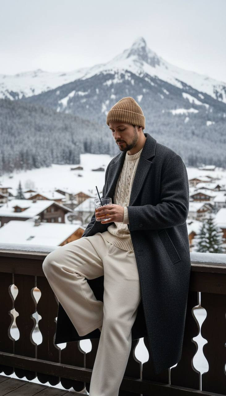 Quiet Alpine Luxury Portrait