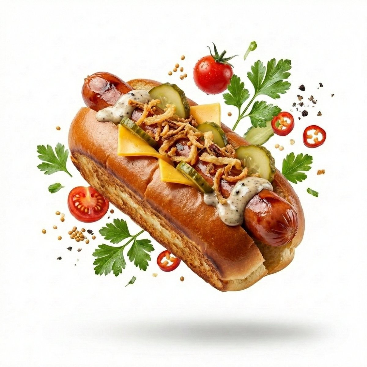 Floating Food Minimalist Luxury Commercial