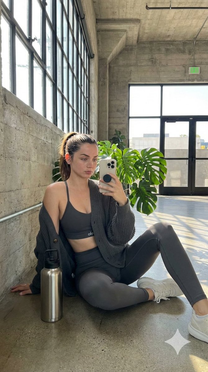 Post-Workout Quiet Luxury Moment