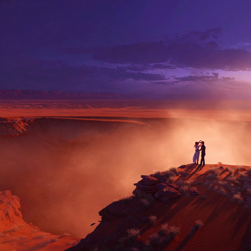 Romantic Date on Mars