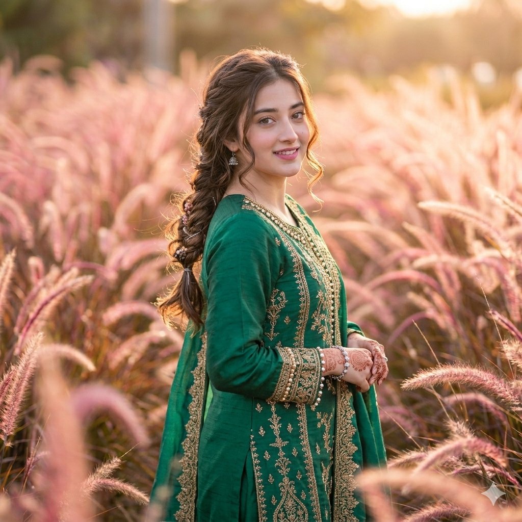 Dreamy Golden Hour Cinematic Portrait