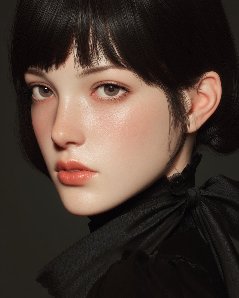 Mysterious Velvet Portrait Render