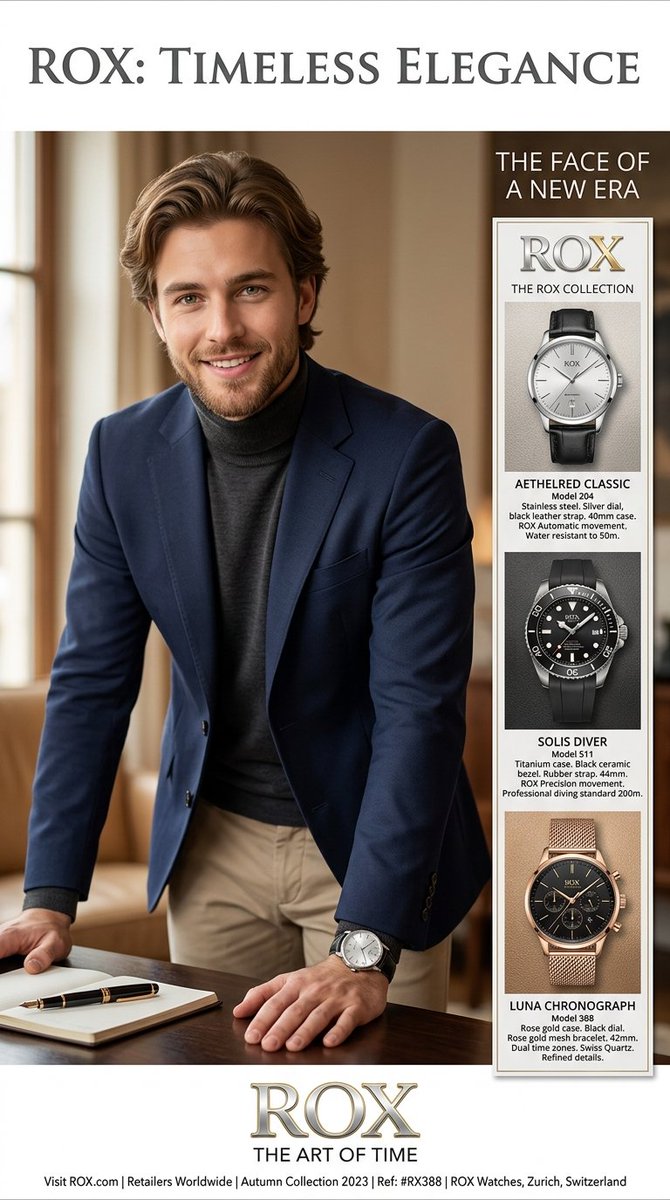 Luxury Watch Magazine Ad