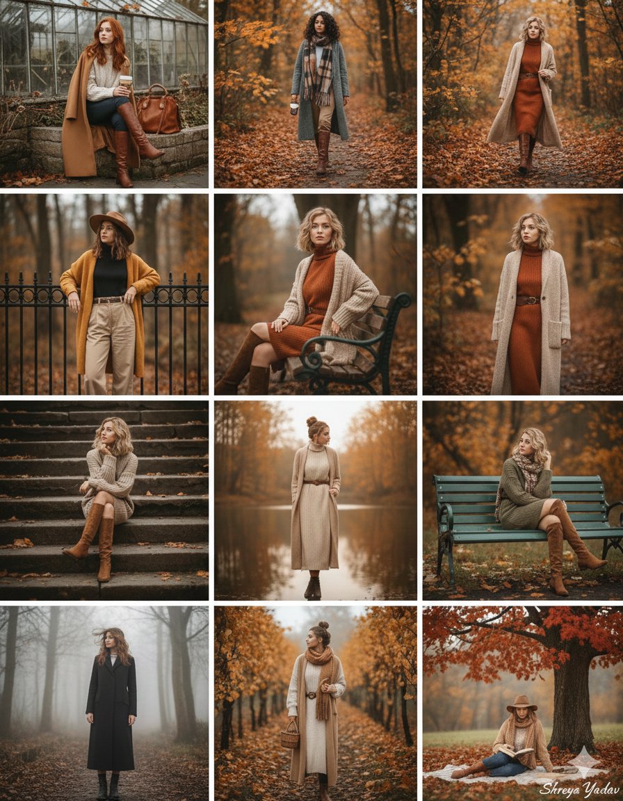 Autumn Fashion Collage Collection