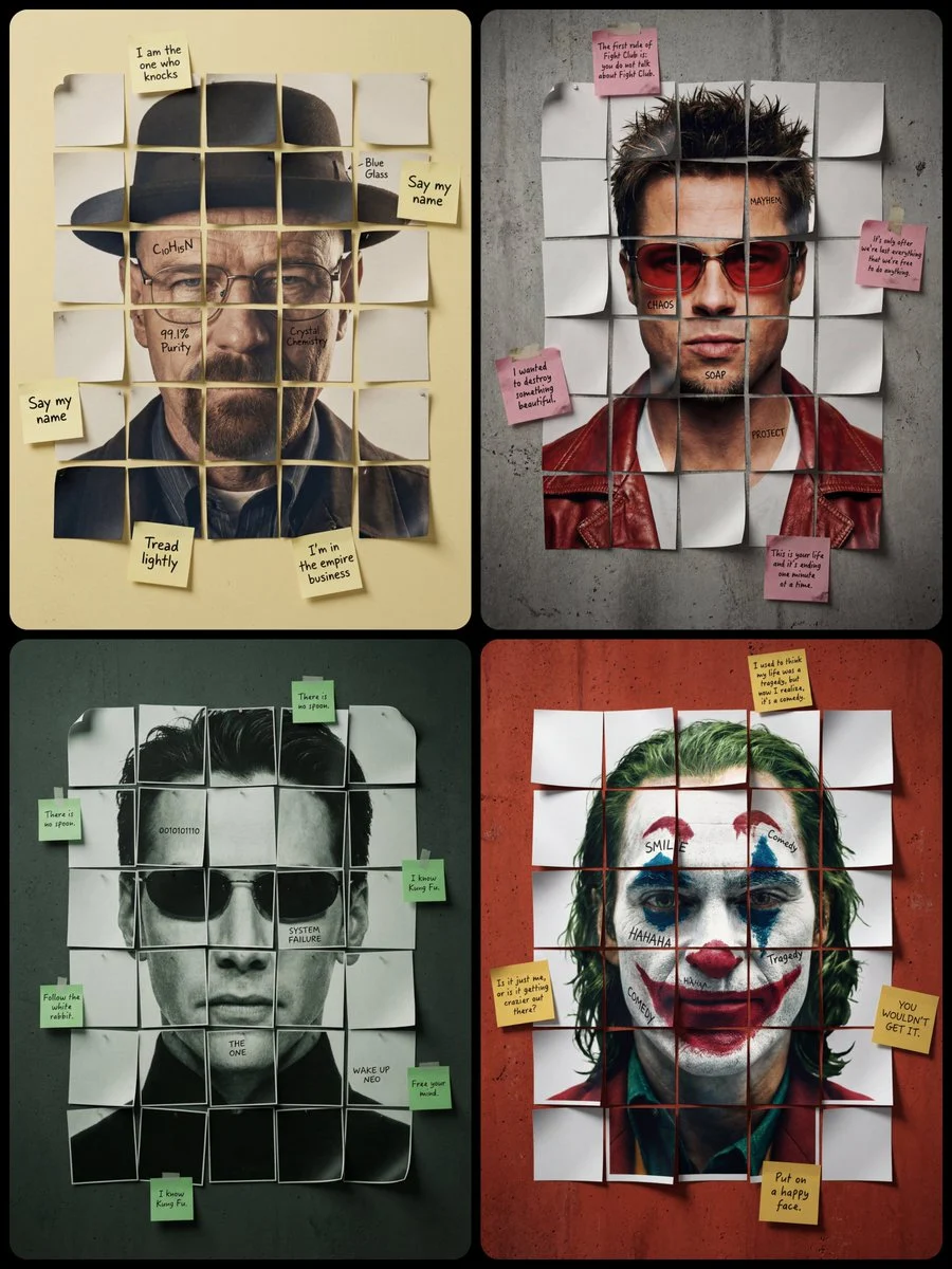 Paper Collage Cinematic Poster