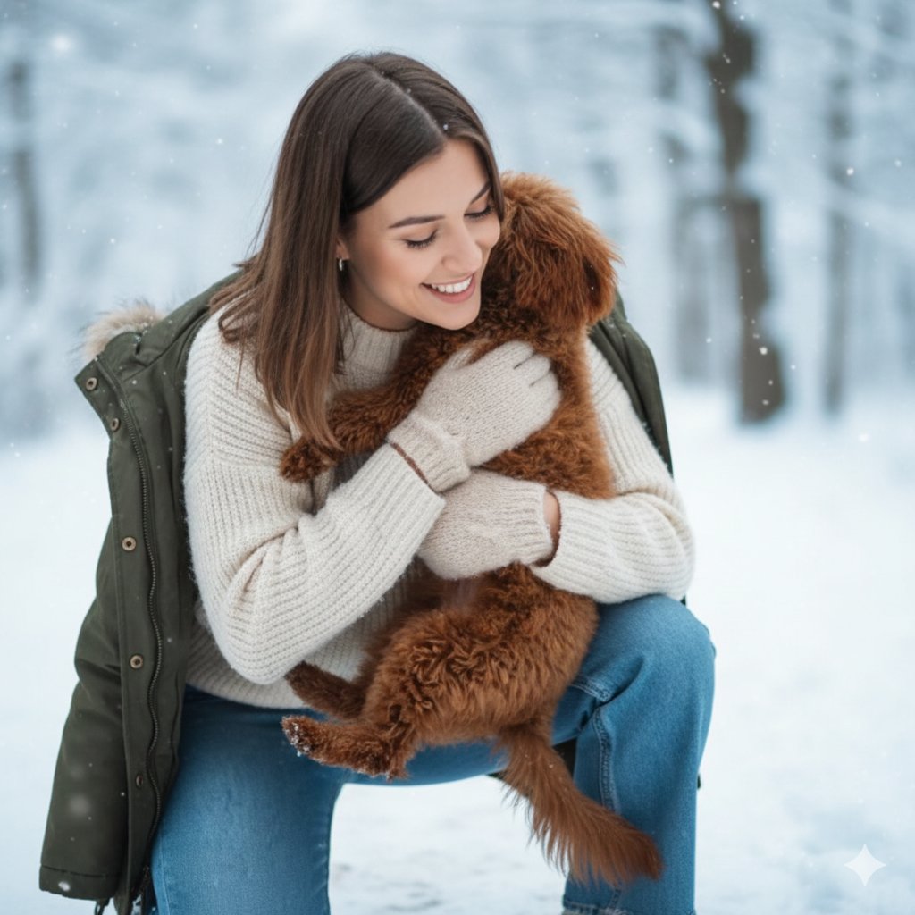 Park Puppy Hug Moment